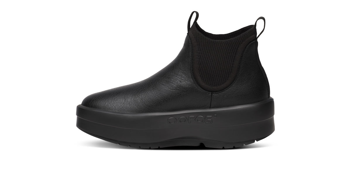Women's OOmega Leather Londoner - Black